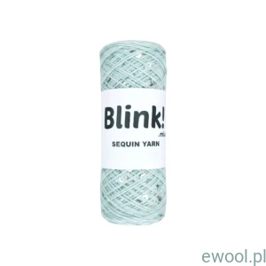 Włóczka cekinowa Blink! kolor BAJ063 miętowy 90g/300m