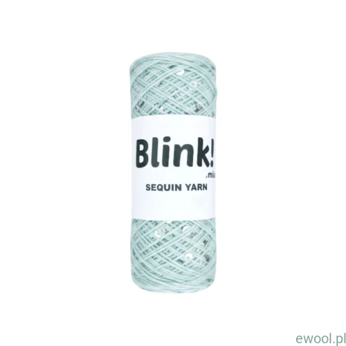 Włóczka cekinowa Blink! kolor BAJ063 miętowy 90g/300m