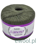 Włóczka Lino Lanoso kolor 912 khaki 50g/175m