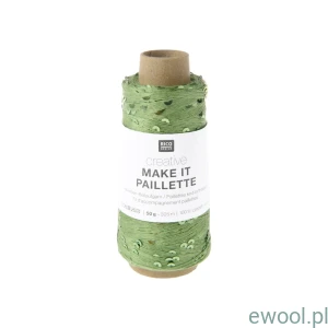 Włóczka Creative Make it Paillette Rico Design kolor 002 50g/305m
