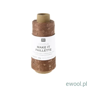 Włóczka Creative Make it Paillette Rico Design kolor 005 50g/305m