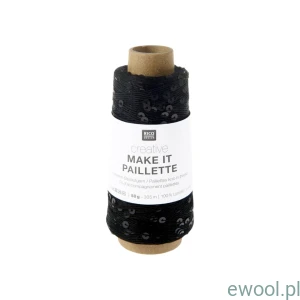 Włóczka Creative Make it Paillette Rico Design kolor 006 50g/305m