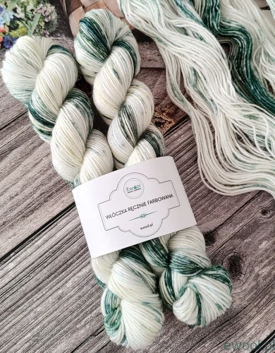 Włóczka skarpetkowa ręcznie farbowana Twin Skeins kolor 3411