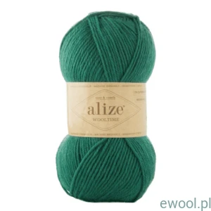 Włóczka Wooltime Alize kolor 532 zielony