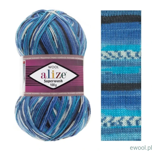 Włóczka Superwash Comfort Alize kolor 4446