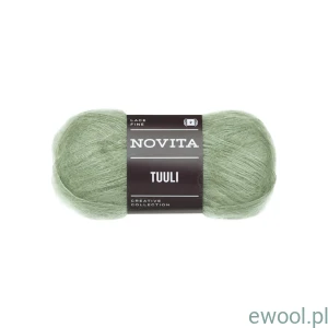 Włóczka Tuuli Novita kolor 310 Eucalyptus 225m/25g
