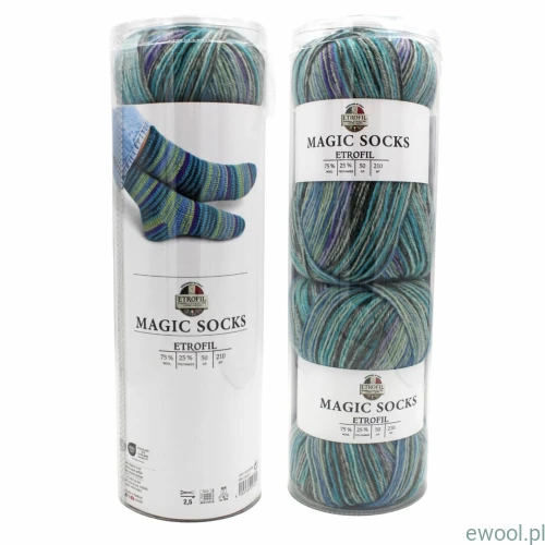 Włóczka Magic Socks Kit Etrofil kolor 686 2x50g