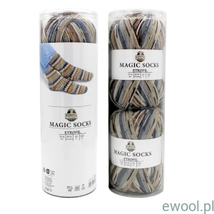 Włóczka Magic Socks Kit Etrofil kolor 441 2x50g
