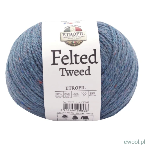 Włóczka Felted Tweed Etrofil kolor 75375 100g/350m
