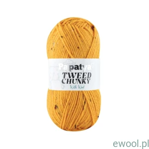 Włóczka Tweed Chunky Papatya kolor 8740 musztardowy