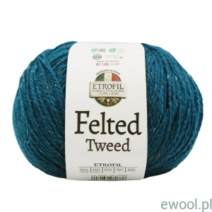 Włóczka Felted Tweed Etrofil kolor 74318  100g/350m szfirowy morski