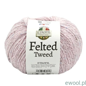Włóczka Felted Tweed Etrofil kolor 73419  100g/350m pudrowy róż
