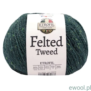Włóczka Felted Tweed Etrofil kolor 74316  100g/350m leśny blask