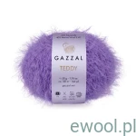 Włóczka Teddy Gazzal kolor 6550 fioletowy 50g/150m