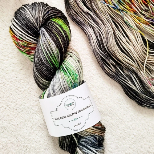Włóczka ręcznie farbowana Socky DK kolor 3450 266m/100g