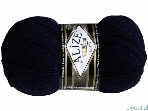 Włóczka- Superlana -Klasik -Alize- 58- kolor -granatowy.jpg