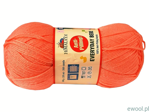 Włóczka - Everyday - Bebe - Himalaya - 70128 -  kolor - łososiowy.jpg
