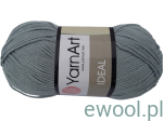 Włóczka Ideal YarnArt 244  kolor szary