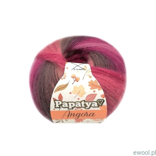 Włóczka cieniowana Angora Papatya kolor 60