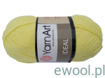 Włóczka Ideal YarnArt 224  kolor cytrynowy