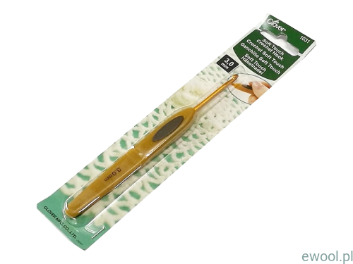 Japońskie-szydełko- aluminiowe -Soft-Touch- Clover - z- wyprofilowaną-rączką-3,0mm.jpg
