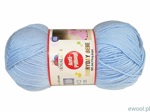 Włóczka - Everyday - Bebe - Himalaya - 70132 - kolor - niebieski - jasny .jpg