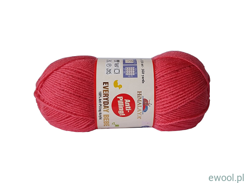 Włóczka - Everyday - Bebe - Himalaya - 70109 - kolor - koralowy.jpg